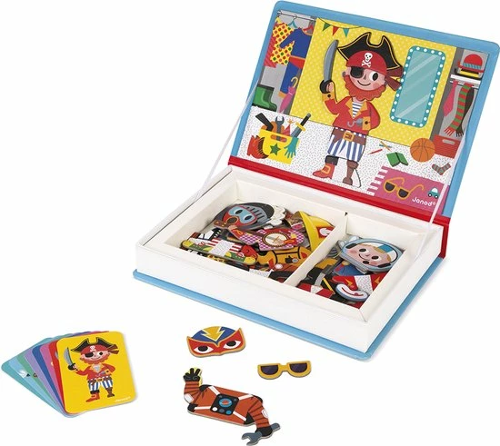 Janod Magnetibook - Verkleedfeest Jongens 11 Janod Magnetibook - Verkleedfeest Jongens - Afbeelding 9