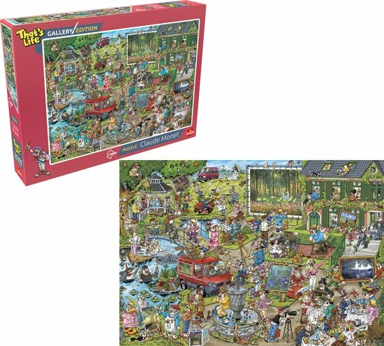 Goliath That's Life Gallery Edition: Claude Monet - 1000 Puzzelstukjes - Legpuzzel (68x48cm) 5 Goliath That's Life Gallery Edition: Claude Monet - 1000 Puzzelstukjes - Legpuzzel (68x48cm) - Afbeelding 3