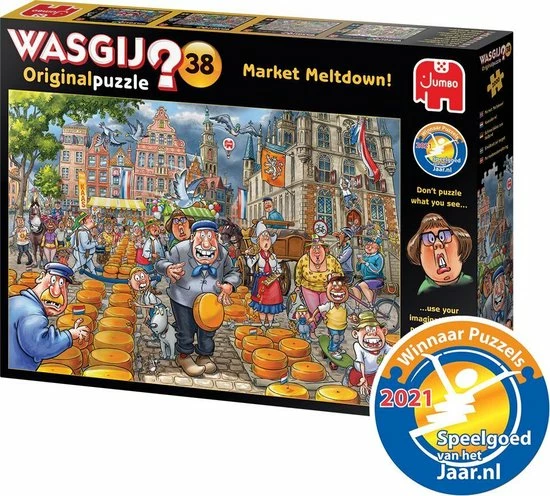Wasgij Original 38 Kaasalarm Puzzel - 1000 Stukjes 9 Wasgij Original 38 Kaasalarm Puzzel - 1000 Stukjes - Afbeelding 7