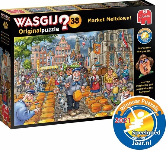 Wasgij Original 38 Kaasalarm Puzzel - 1000 Stukjes 11 Wasgij Original 38 Kaasalarm Puzzel - 1000 Stukjes - Afbeelding 9