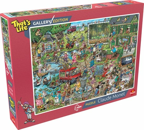 Goliath That's Life Gallery Edition: Claude Monet - 1000 Puzzelstukjes - Legpuzzel (68x48cm) 3 Goliath That's Life Gallery Edition: Claude Monet - 1000 Puzzelstukjes - Legpuzzel (68x48cm)