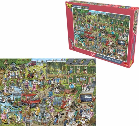 Goliath That's Life Gallery Edition: Claude Monet - 1000 Puzzelstukjes - Legpuzzel (68x48cm) 7 Goliath That's Life Gallery Edition: Claude Monet - 1000 Puzzelstukjes - Legpuzzel (68x48cm) - Afbeelding 5