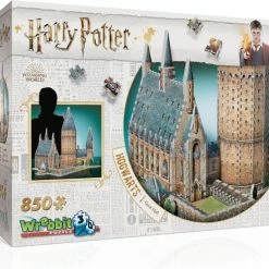 Hogwarts - Great Hall - Wrebbit 3D Puzzel - Harry Potter - 850 Stukjes -Exporteren puzzels winkel 550x497 14