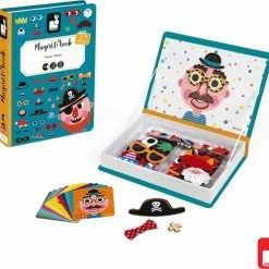 Janod Magnetibook - Gekke Gezichten Jongens 23 Janod Magnetibook - Gekke Gezichten Jongens -Exporteren puzzels winkel 550x497 7