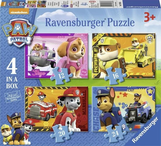 Ravensburger PAW Patrol: Puppies Op Pad - 12+16+20+24 Stukjes 8 Ravensburger PAW Patrol: Puppies Op Pad - 12+16+20+24 Stukjes - Afbeelding 6