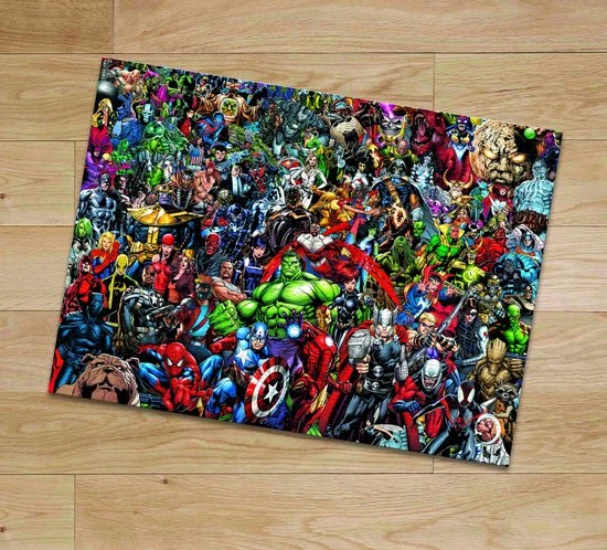 Clementoni Impossible Legpuzzel Marvel - 1000 Stukjes 7 Clementoni Impossible Legpuzzel Marvel - 1000 Stukjes - Afbeelding 5