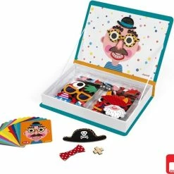 Janod Magnetibook - Gekke Gezichten Jongens 24 Janod Magnetibook - Gekke Gezichten Jongens -Exporteren puzzels winkel 550x502 7