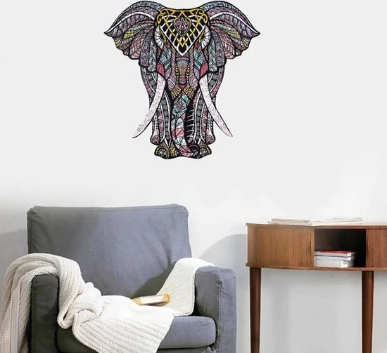 Mystery Elephant 019 A3 | Legpuzzel Olifant |houten Puzzel | 173 Stukjes | Jigsaw Houten Dierenpuzzel| Meer Dan 50 Verschillende Modellen 5 Mystery Elephant 019 A3 | Legpuzzel Olifant |houten Puzzel | 173 Stukjes | Jigsaw Houten Dierenpuzzel| Meer Dan 50 Verschillende Modellen - Afbeelding 3