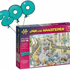 Jan Van Haasteren 200ste Legpuzzel - Zeepkisten Race Puzzel - 1000 Stukjes -Exporteren puzzels winkel 550x504