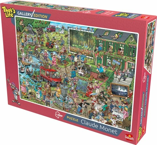 Goliath That's Life Gallery Edition: Claude Monet - 1000 Puzzelstukjes - Legpuzzel (68x48cm) 8 Goliath That's Life Gallery Edition: Claude Monet - 1000 Puzzelstukjes - Legpuzzel (68x48cm) - Afbeelding 6