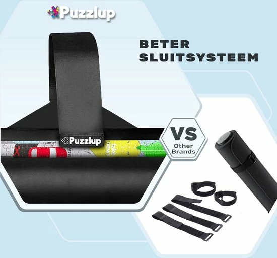 Puzzlup 1500 - Puzzelmat Neopreen - Zelfsluitend & Antislip - Portapuzzle Met Luxe Opbergtube - Tot En Met 1500 Stukjes - 66 X 120 Cm 7 Puzzlup 1500 - Puzzelmat Neopreen - Zelfsluitend & Antislip - Portapuzzle Met Luxe Opbergtube - Tot En Met 1500 Stukjes - 66 X 120 Cm - Afbeelding 5