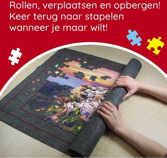 Trefl Portapuzzle Rol- & Puzzelmat - T/m 1500 Stukjes 5 Trefl Portapuzzle Rol- & Puzzelmat - T/m 1500 Stukjes - Afbeelding 3