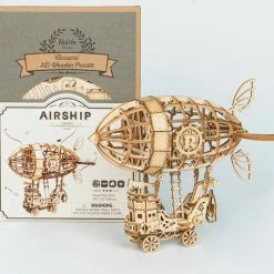 Robotime 3d-puzzel Airship 18 Cm Hout Naturel 176-delig 15 Robotime 3d-puzzel Airship 18 Cm Hout Naturel 176-delig -Exporteren puzzels winkel 550x521
