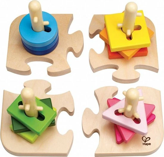 Hape Speelgoed - Vormen En Kleuren Puzzel 10 Hape Speelgoed - Vormen En Kleuren Puzzel - Afbeelding 8