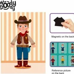 Magneet Boek Zelfkleden Mode Knutsel Pakket Meisjes En Jongens Met Vintage Kleding - Magnetibook Verkleden - Creatief Knutselen Kinderen - WoodyDoody 9 Magneet Boek Zelfkleden Mode Knutsel Pakket Meisjes En Jongens Met Vintage Kleding - Magnetibook Verkleden - Creatief Knutselen Kinderen - WoodyDoody -Exporteren puzzels winkel 550x531 3