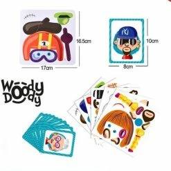 Knutsel Doos Magneetboek Knutselpakket - Magnetibook Gezichten Maken - Creatief Speelgoed Knutselen Jongens En Meisjes - WoodyDoody -Exporteren puzzels winkel 550x531 7