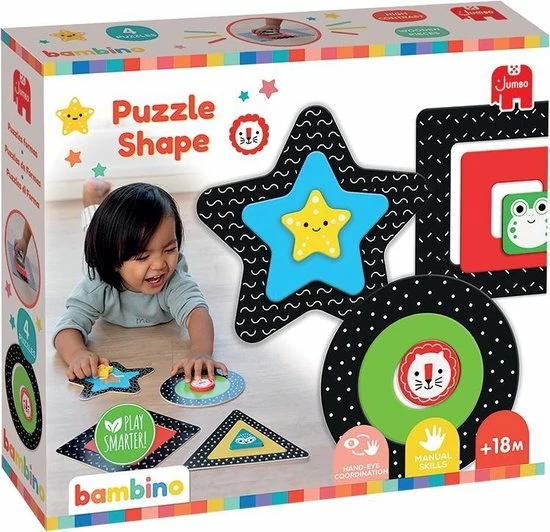 Jumbo Bambino Vormpuzzels 3 Jumbo Bambino Vormpuzzels