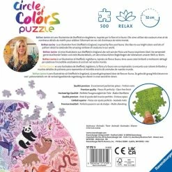 Ravensburger Puzzel Circle Of Colors Animals - Legpuzzel - 500 Stukjes -Exporteren puzzels winkel 550x533 1