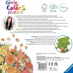 Ravensburger Puzzel Circle Of Colors Flowers - Legpuzzel - 500 Stukjes 11 Ravensburger Puzzel Circle Of Colors Flowers - Legpuzzel - 500 Stukjes -Exporteren puzzels winkel 550x533 6