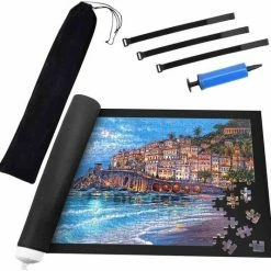 V&B Products Vilten Puzzelmat - Legpuzzels 500, 1000 En 1500 Stukjes - Puzzle Map, Bord, Plaat En Roll - Verbeterd Opbergsysteem! -Exporteren puzzels winkel 550x534 1