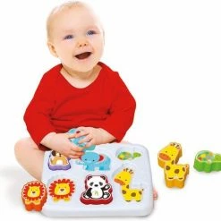 DEDE Vormenpuzzel Dieren - Vormenstoof - Bouwblokken Blokken Baby Blokkenpuzzel - Baby Speelgoed Educatief Speelgoed 2 Jaar Educatief Speelgoed 3 Jaar Motoriek Speelgoed -Exporteren puzzels winkel 550x536 9