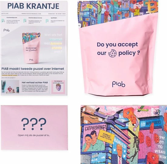 Puzzle In A Bag - Het Internet - Puzzel 1000 Stukjes 6 Puzzle In A Bag - Het Internet - Puzzel 1000 Stukjes - Afbeelding 4