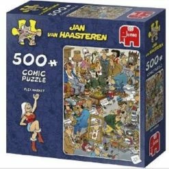 Jan Van Haasteren Flea Market Puzzel - 500 Stukjes 7 Jan Van Haasteren Flea Market Puzzel - 500 Stukjes -Exporteren puzzels winkel 550x541 4