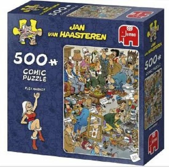 Jan Van Haasteren Flea Market Puzzel - 500 Stukjes 5 Jan Van Haasteren Flea Market Puzzel - 500 Stukjes - Afbeelding 3