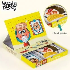 Knutsel Doos Magneetboek Knutselpakket - Magnetibook Gezichten Maken - Creatief Speelgoed Knutselen Jongens En Meisjes - WoodyDoody -Exporteren puzzels winkel 550x545 5