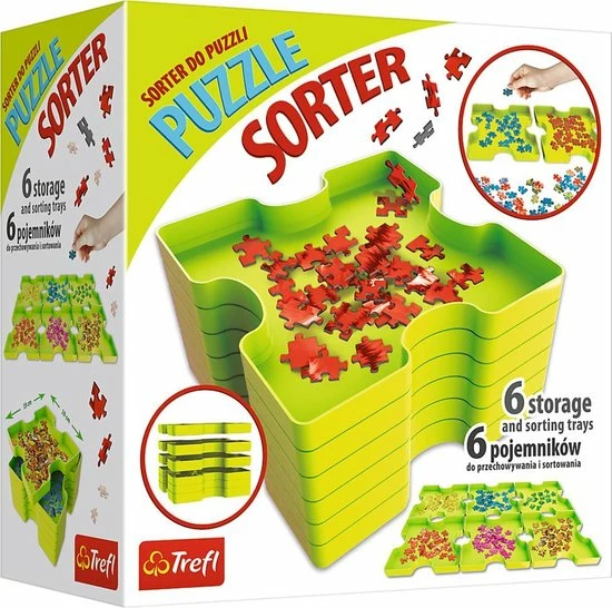 Trefl Puzzel Sorteerbox - 6 Boxen 4 Trefl Puzzel Sorteerbox - 6 Boxen - Afbeelding 2
