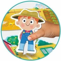 Goula Vormenpuzzel Boerderij Junior Hout - 17 Stukjes -Exporteren puzzels winkel 550x548 2