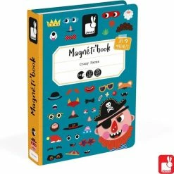 Janod Magnetibook - Gekke Gezichten Jongens 25 Janod Magnetibook - Gekke Gezichten Jongens -Exporteren puzzels winkel 550x549 25