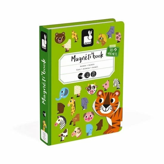 Janod Magnetibook - Dieren 4 Janod Magnetibook - Dieren - Afbeelding 2
