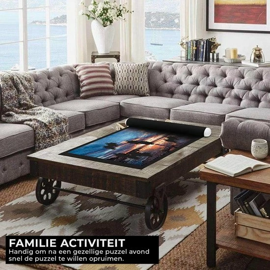 Merkloos Puzzelmat Premium - Puzzelmat 500, 1000 & 1500 Stukjes - Puzzelmat 1000 Stukjes - Puzzelmat 1500 Stukjes - Puzzelrol - Puzzelmat Voor Legpuzzel - Portapuzzle - Zwart - Kerstcadeau - Voor Mannen - Voor Vrouwen - Kerst Cadeau Voor Man - Vrouw 8 Merkloos Puzzelmat Premium - Puzzelmat 500, 1000 & 1500 Stukjes - Puzzelmat 1000 Stukjes - Puzzelmat 1500 Stukjes - Puzzelrol - Puzzelmat Voor Legpuzzel - Portapuzzle - Zwart - Kerstcadeau - Voor Mannen - Voor Vrouwen - Kerst Cadeau Voor Man - Vrouw - Afbeelding 6