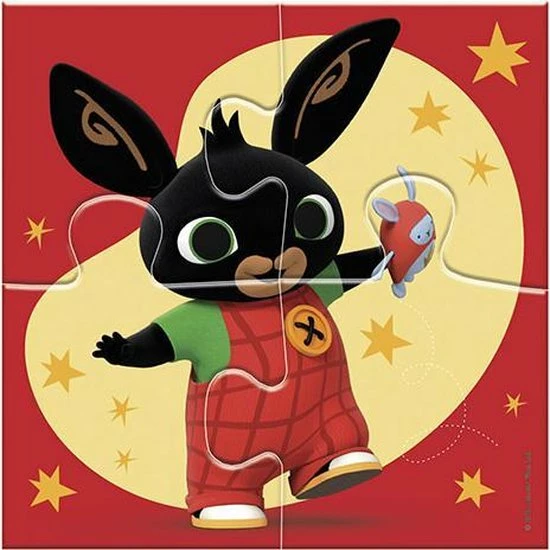 Bambolino Toys - Bing 4 In 1 Puzzel - 4x6x9x16 Stukjes - Kinderpuzzel - Leren Puzzelen - Educatief Peuter Speelgoed - Puzzel 3 Jaar En Ouder - Schoencadeautje Sinterklaas 5 Bambolino Toys - Bing 4 In 1 Puzzel - 4x6x9x16 Stukjes - Kinderpuzzel - Leren Puzzelen - Educatief Peuter Speelgoed - Puzzel 3 Jaar En Ouder - Schoencadeautje Sinterklaas - Afbeelding 3