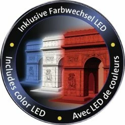 Ravensburger Arc De Triomphe Night Edition - 3D Puzzel Gebouw - 216 Stukjes -Exporteren puzzels winkel 550x550 296