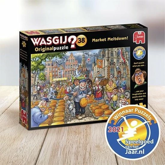 Wasgij Original 38 Kaasalarm Puzzel - 1000 Stukjes 12 Wasgij Original 38 Kaasalarm Puzzel - 1000 Stukjes - Afbeelding 10