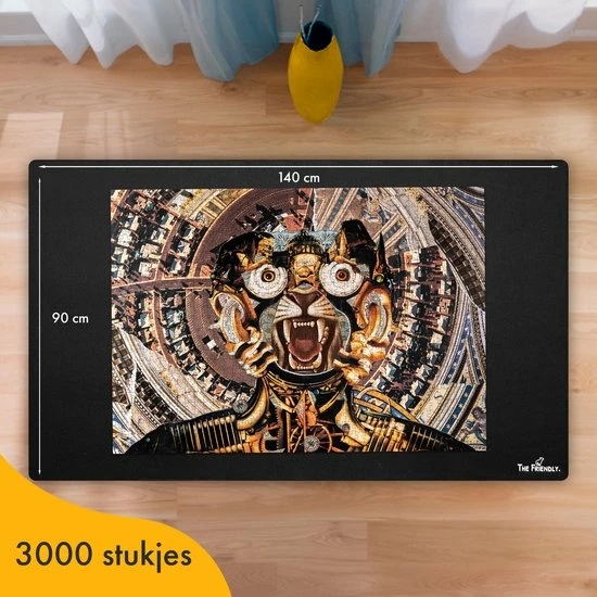 The Friendly. The Friendly Puzzelmat 3000 Stukjes Voor Legpuzzel XXL Puzzelrol Puzzel Opbergsysteem Puzzelplaat - Portapuzzle De Luxe Puzzelmap - Puzzel Rolmat 3000 Stukjes 90x140cm 7 The Friendly. The Friendly Puzzelmat 3000 Stukjes Voor Legpuzzel XXL Puzzelrol Puzzel Opbergsysteem Puzzelplaat - Portapuzzle De Luxe Puzzelmap - Puzzel Rolmat 3000 Stukjes 90x140cm - Afbeelding 5