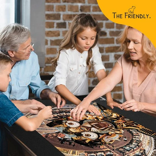 The Friendly. The Friendly Puzzelmat 3000 Stukjes Voor Legpuzzel XXL Puzzelrol Puzzel Opbergsysteem Puzzelplaat - Portapuzzle De Luxe Puzzelmap - Puzzel Rolmat 3000 Stukjes 90x140cm 17 The Friendly. The Friendly Puzzelmat 3000 Stukjes Voor Legpuzzel XXL Puzzelrol Puzzel Opbergsysteem Puzzelplaat - Portapuzzle De Luxe Puzzelmap - Puzzel Rolmat 3000 Stukjes 90x140cm - Afbeelding 15