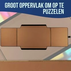 Just4Fun Puzzelmat Voor 800 - 1000 - 1250 Stukjes - 49cm X 85cm Puzzelbord - Puzzelmap Opbergsysteem Voor Legpuzzel Met Organiseer Vakjes - Portapuzzle -Exporteren puzzels winkel 550x550 403