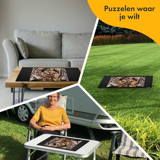 The Friendly. The Friendly Puzzelmat 1000 Stukjes Voor Legpuzzel Puzzelplaat - Puzzel Opbergsysteem - Portapuzzle De Luxe - Puzzelmap 1000 Stukjes - Puzzelkoffer - Puzzelrol - 60x100cm 10 The Friendly. The Friendly Puzzelmat 1000 Stukjes Voor Legpuzzel Puzzelplaat - Puzzel Opbergsysteem - Portapuzzle De Luxe - Puzzelmap 1000 Stukjes - Puzzelkoffer - Puzzelrol - 60x100cm - Afbeelding 8