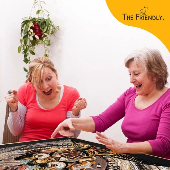 The Friendly. The Friendly Puzzelmat 1000 Stukjes Voor Legpuzzel Puzzelplaat - Puzzel Opbergsysteem - Portapuzzle De Luxe - Puzzelmap 1000 Stukjes - Puzzelkoffer - Puzzelrol - 60x100cm 12 The Friendly. The Friendly Puzzelmat 1000 Stukjes Voor Legpuzzel Puzzelplaat - Puzzel Opbergsysteem - Portapuzzle De Luxe - Puzzelmap 1000 Stukjes - Puzzelkoffer - Puzzelrol - 60x100cm - Afbeelding 10