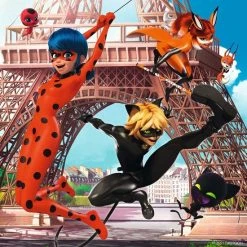 Ravensburger Puzzel Miraculous Heroes Lady Bug And Cat Noir - 3x49 Stukjes - Kinderpuzzel -Exporteren puzzels winkel 550x550 559