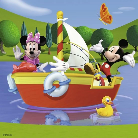 Ravensburger Puzzel Disney Mickey Mouse: Iedereen Houdt Van Mickey - 3x49 Stukjes - Kinderpuzzel 5 Ravensburger Puzzel Disney Mickey Mouse: Iedereen Houdt Van Mickey - 3x49 Stukjes - Kinderpuzzel - Afbeelding 3