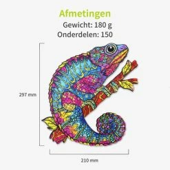 ACROPAQ Houten Puzzel Kameleon - 150 Stukjes, A4 Formaat 210 X 297 Mm, Puzzel Voor Kinderen En Volwassenen 10 ACROPAQ Houten Puzzel Kameleon - 150 Stukjes, A4 Formaat 210 X 297 Mm, Puzzel Voor Kinderen En Volwassenen -Exporteren puzzels winkel 550x550 573
