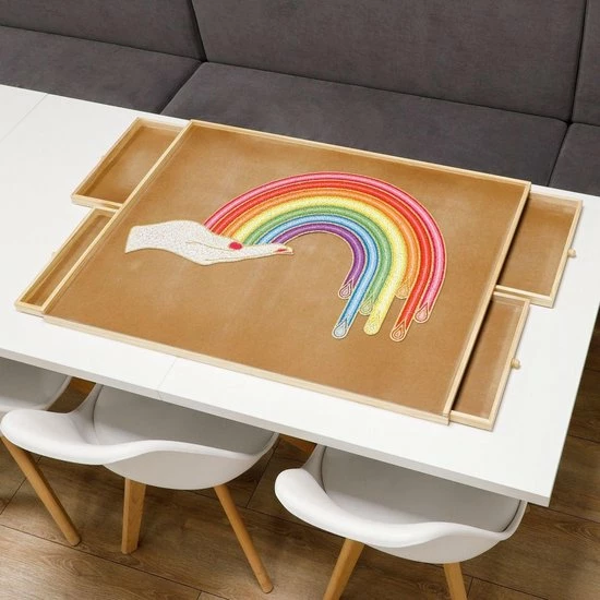 Hi Puzzelplaat Met Lades - Gemakkelijk Je Puzzel Opruimen - 90x67 Cm 10 Hi Puzzelplaat Met Lades - Gemakkelijk Je Puzzel Opruimen - 90x67 Cm - Afbeelding 8