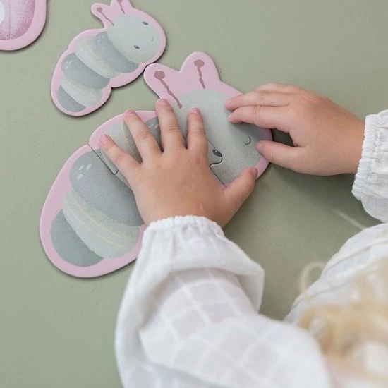 Little Dutch -Vormen Puzzel Flowers & Butterflies FSC 14 Little Dutch -Vormen Puzzel Flowers & Butterflies FSC - Afbeelding 12