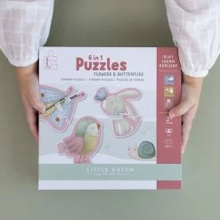 Little Dutch -Vormen Puzzel Flowers & Butterflies FSC 41 Little Dutch -Vormen Puzzel Flowers & Butterflies FSC -Exporteren puzzels winkel 550x550 92