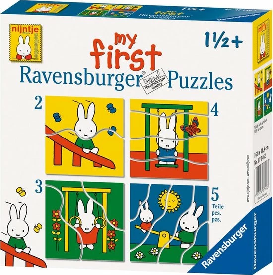 Ravensburger Nijntje My First Puzzels -2+3+4+5 Stukjes - Kinderpuzzel 11 Ravensburger Nijntje My First Puzzels -2+3+4+5 Stukjes - Kinderpuzzel - Afbeelding 9