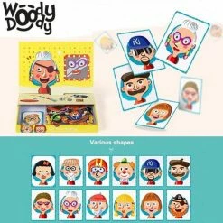 Knutsel Doos Magneetboek Knutselpakket - Magnetibook Gezichten Maken - Creatief Speelgoed Knutselen Jongens En Meisjes - WoodyDoody -Exporteren puzzels winkel 550x554 7